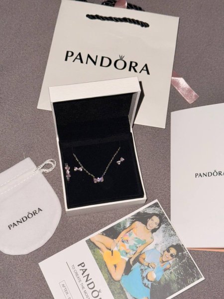 طقم بندورا فضة اصلي