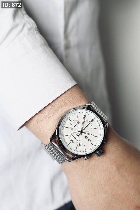 boss watch - silver