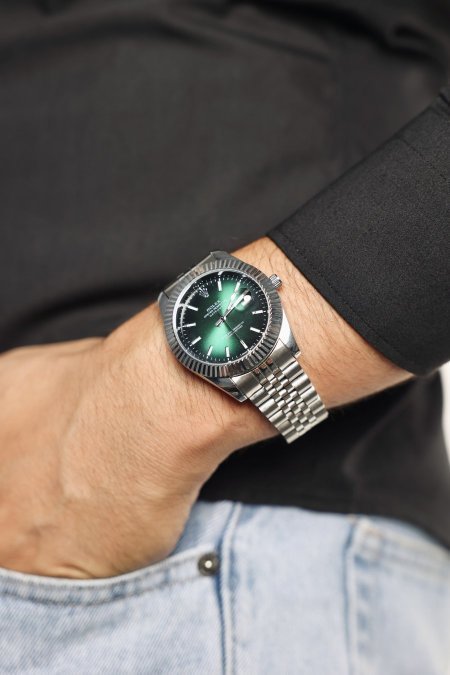 Rolex - silver green