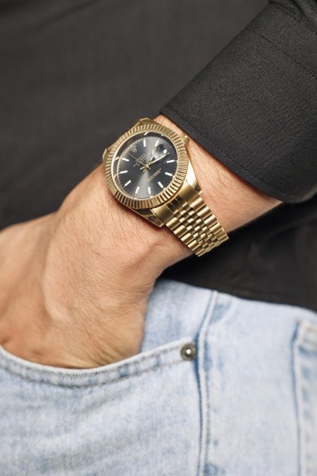 Rolex - gold black