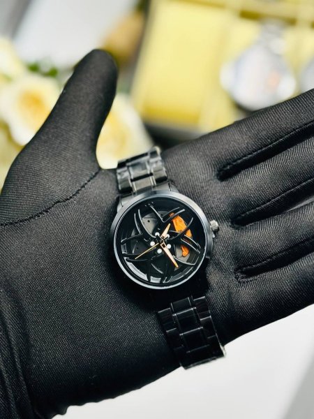 car watch - black-orang