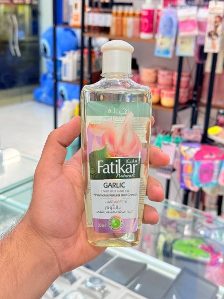 زيت الشعر فاتيكا بثوم