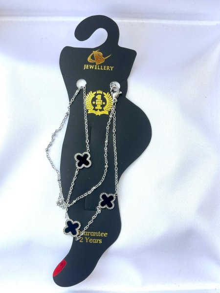 خلخال على شكل ورقة الحظ كبير