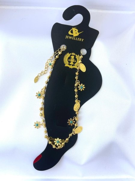 خلخال ذهبي انيق