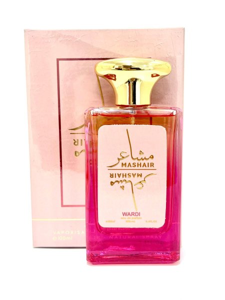 عطر مشاعر وردي" (Mashair Wardi).